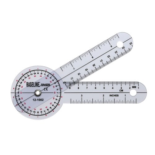ZVINUSKSFULLZY0OJJWI Goniometer Small- 360 Degree Head 6-inch Arms Goniometer ...