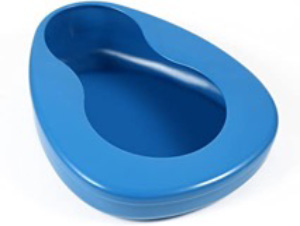 Blue Plastic Bedpan, For Patient. JOMEX MEDICAL SUPPLIES