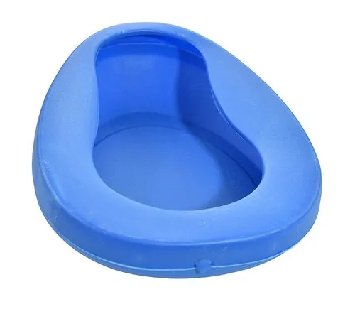 Blue Plastic Bedpan, For Patient. JOMEX MEDICAL SUPPLIES