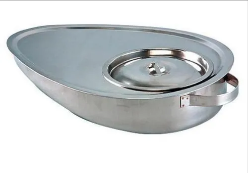 bedpan-male-with-cover-500x500 Stainless Steel Bedpan, For Clinic, Metalica JOMEX MEDICAL SUPPLIES