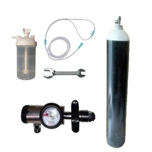 Complet Medical Oxygen Cylinder 11L, full gas, Regulator , Mask & cylinder key