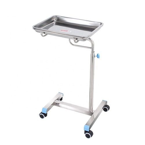 mayo-trolley Medical Stainless Steel Hospital Surgery Operating Table Trolley with ...
