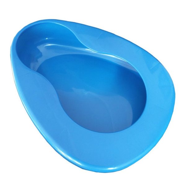 Blue Plastic Bedpan, For Patient. JOMEX MEDICAL SUPPLIES
