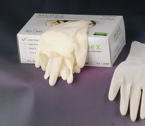 sterile-disposable-latex-surgical-glove-230 White Disposable Sterile Latex Surgical Gloves Medical