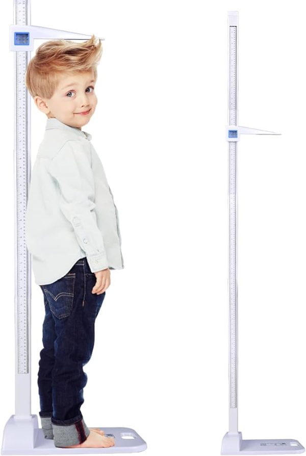 Height Measuring Scale (Stadiometer) for Adults & Children New Style Stadiometer (White) Height Gauge