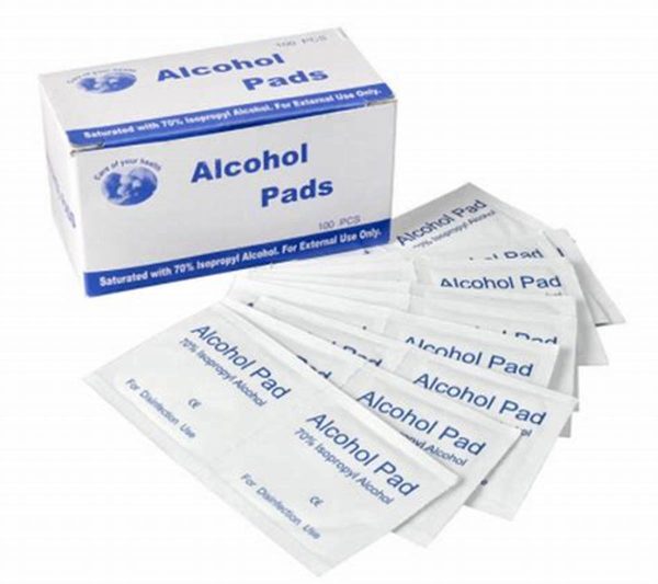 OIP (2) ALCOHOL PADS (100) at JOMEX MEDICAL SUPPLIES