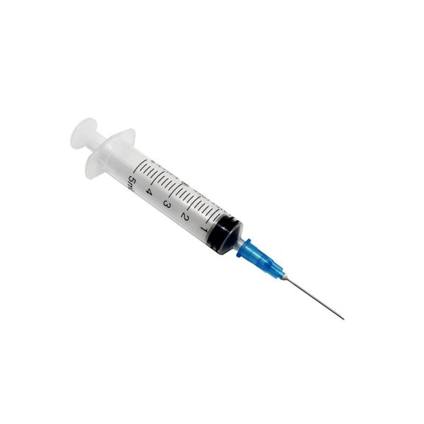 R (2) Disposable Syringes with Needle, Size: 5 ml, for Laboratory Use at JOMEX MEDICAL SUPPLIES