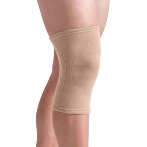 Elastic Knee Support (Medium) - Beige (42.5-48.75)cm, (17-20.5)inch