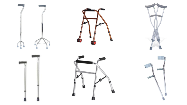 Walking Frame vs Walking Stick vs Crutches: